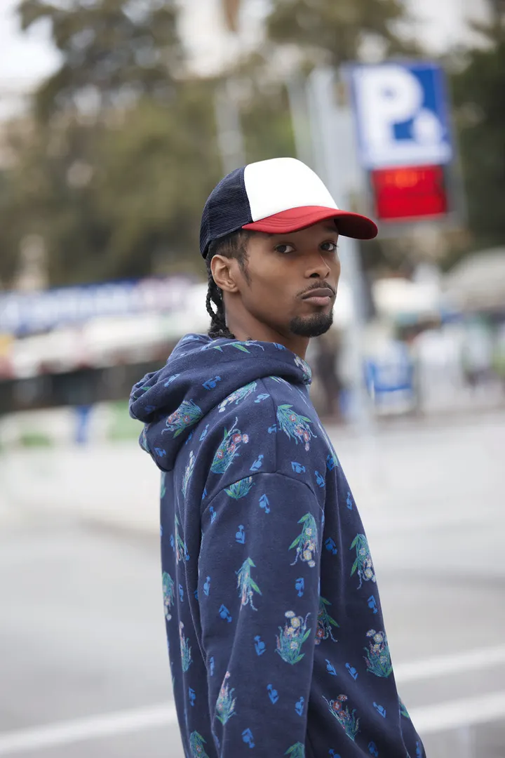 Casquette trucker 5 panneaux multicolor 2