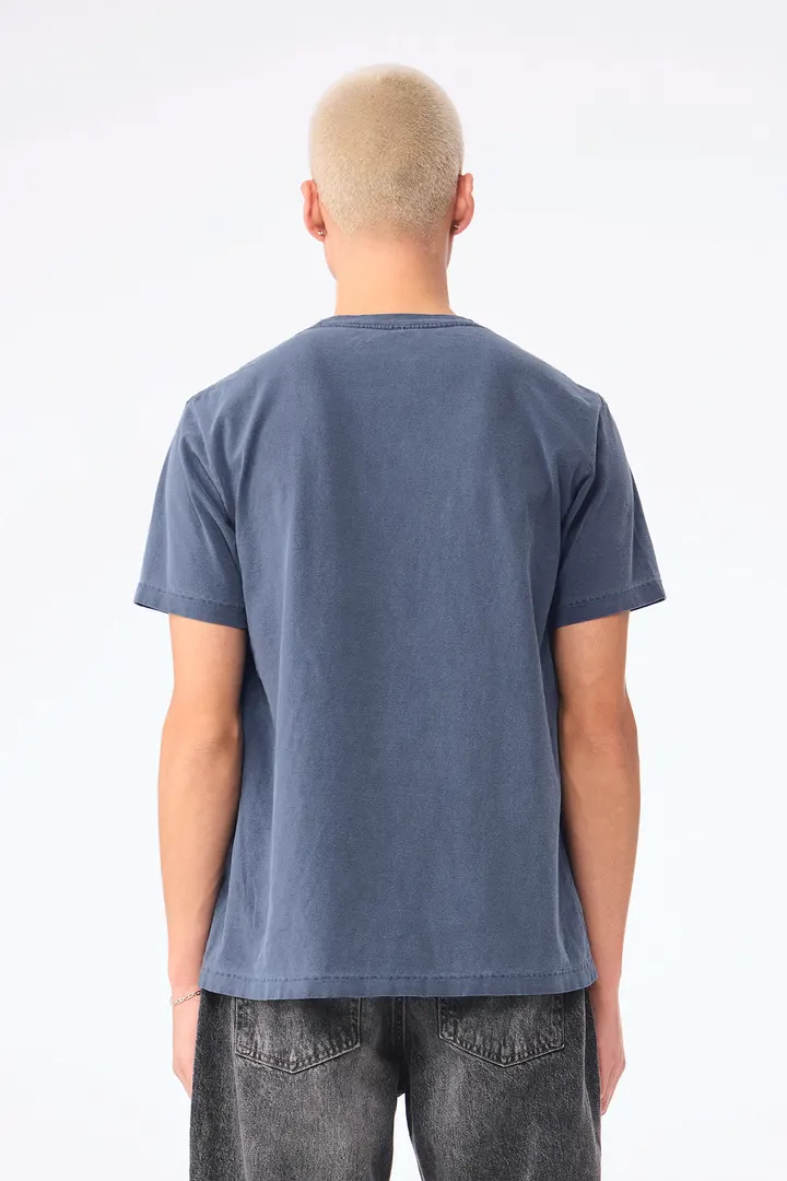 T-shirt délavé épais unisexe 11