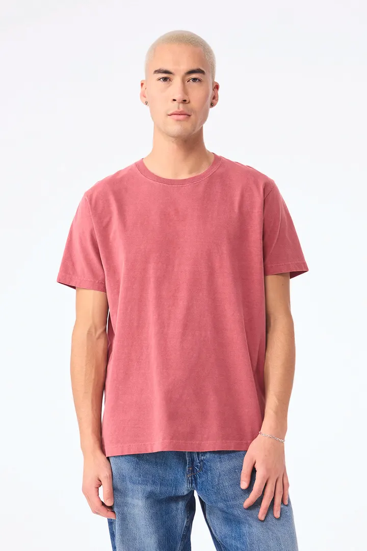 T-shirt délavé épais unisexe 18