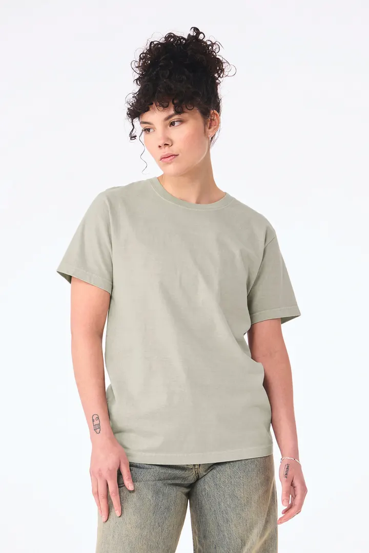 T-shirt délavé épais unisexe 21