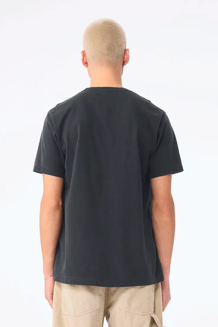 T-shirt délavé épais unisexe 44
