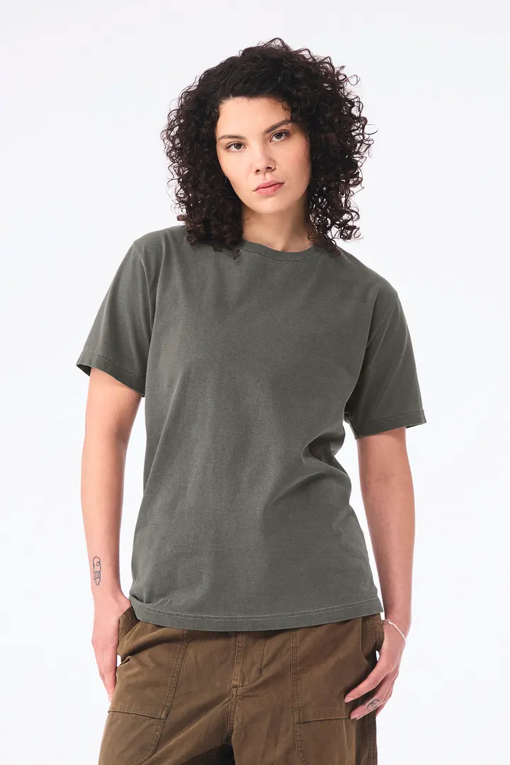 T-shirt délavé épais unisexe 45