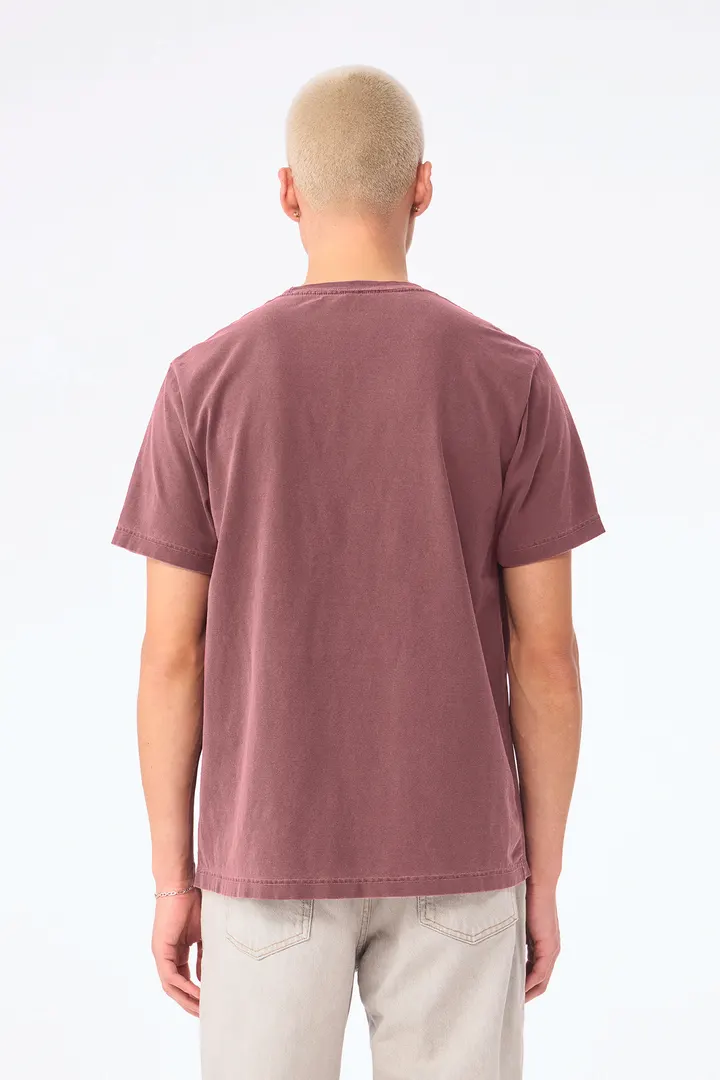T-shirt délavé épais unisexe 8