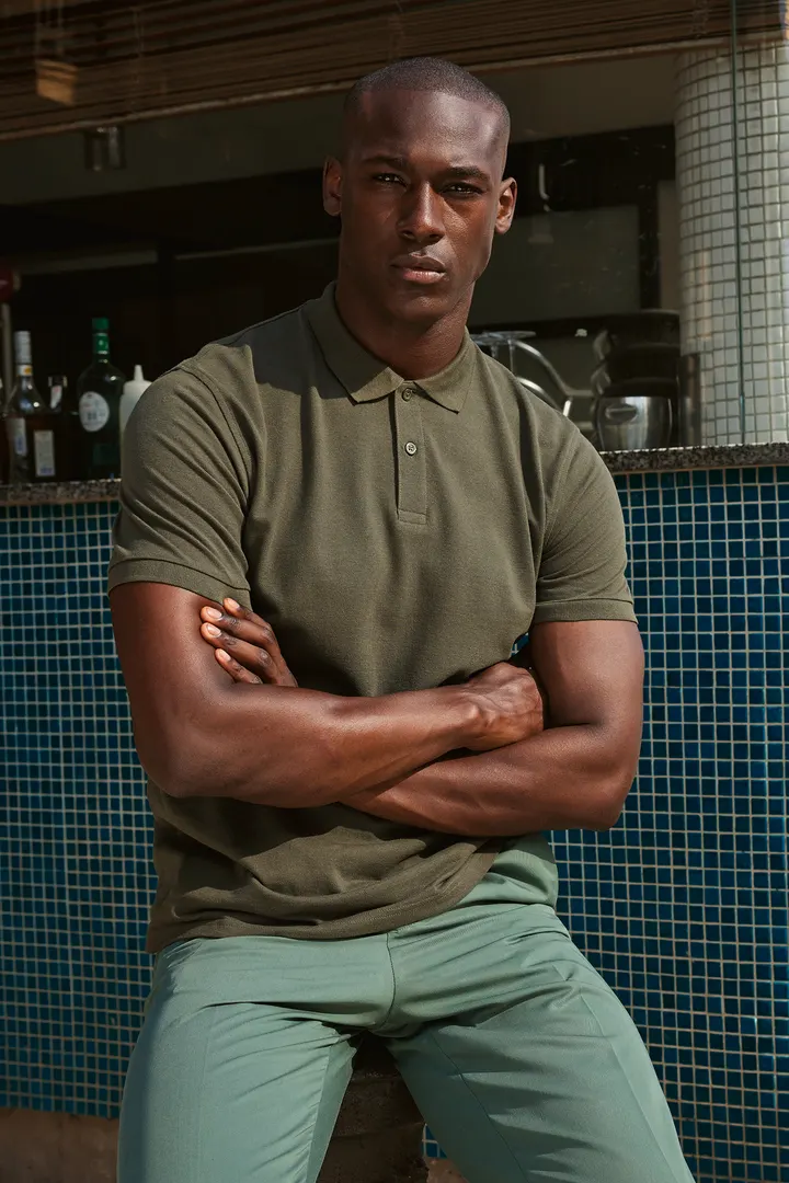 Men's organic polo shirt 2