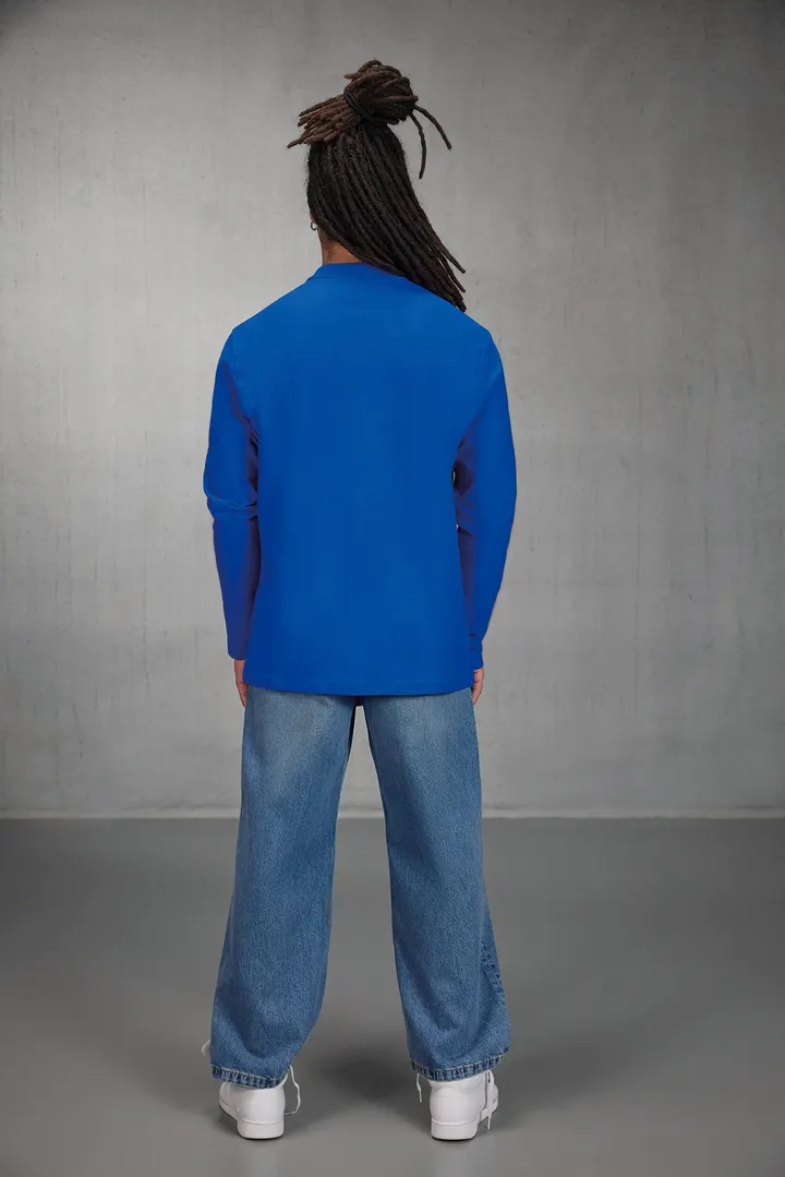 ID.001 Men's long-sleeved polo shirt 3