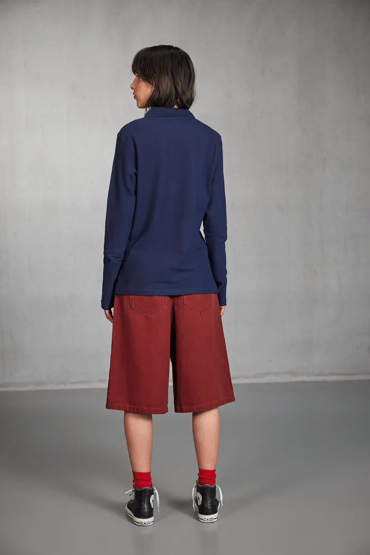 ID.001 Ladies' long-sleeved polo shirt 3