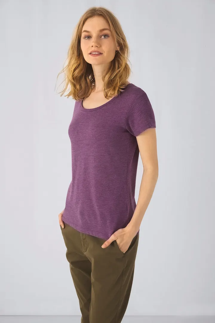 T-shirt Triblend col rond Femme 2