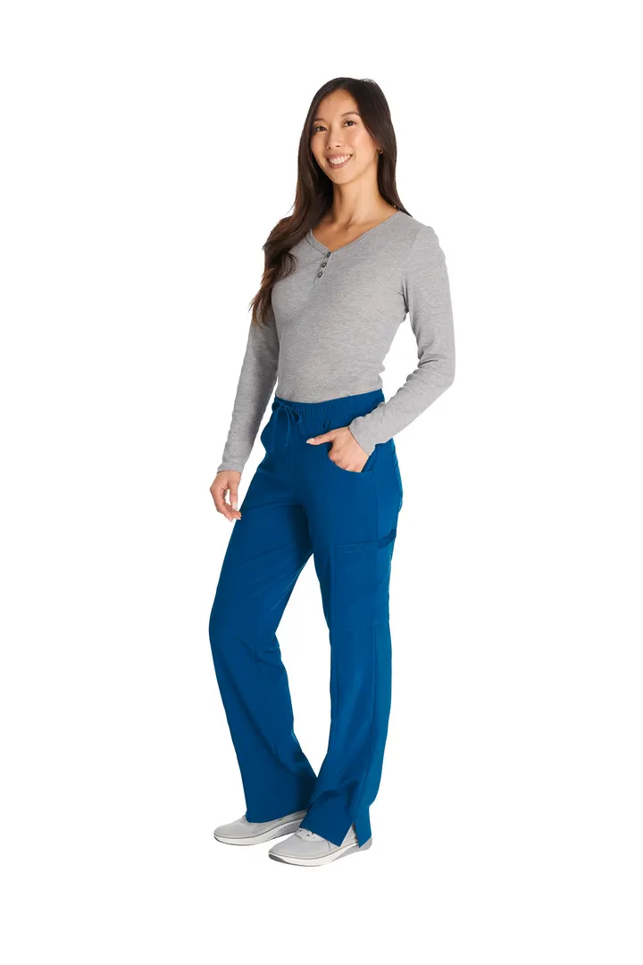 Damenhose mit mittlerem Bund und Kordelzug 4
