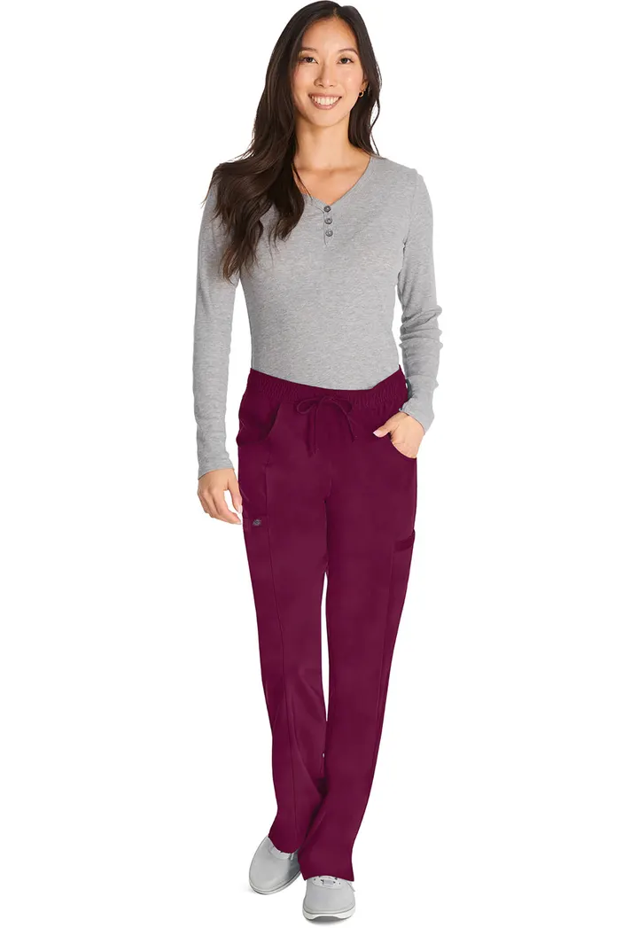 Damenhose mit mittlerem Bund und Kordelzug 1