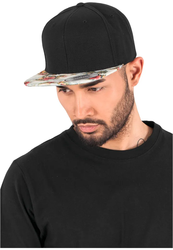 Casquette floral snapback 1