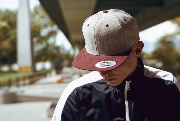Zweifarbige Classic Snapback Cap 2