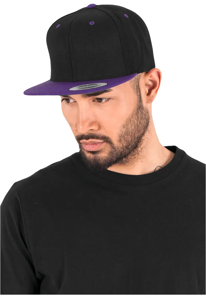 Zweifarbige Classic Snapback Cap 3