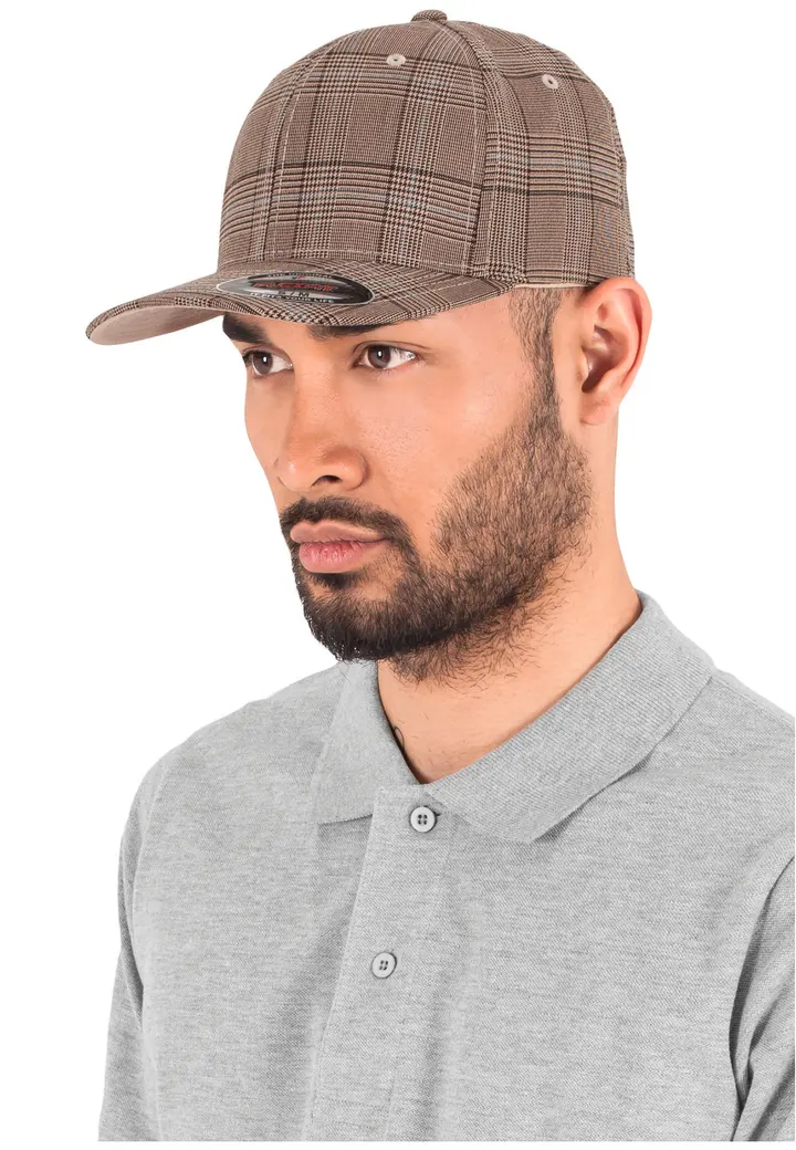 Casquette motif prince de galles 2