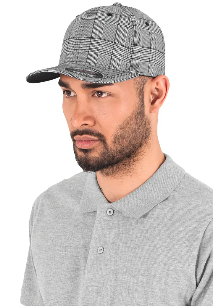 Casquette motif prince de galles 1