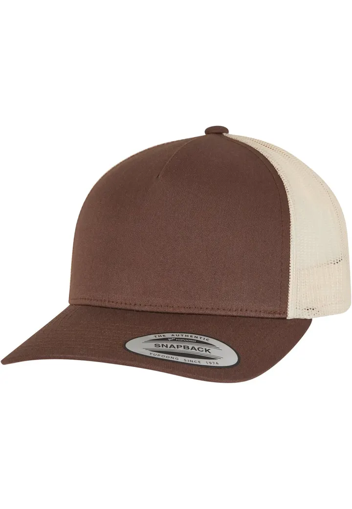 Zweifarbige Retro-Trucker-Mütze 1