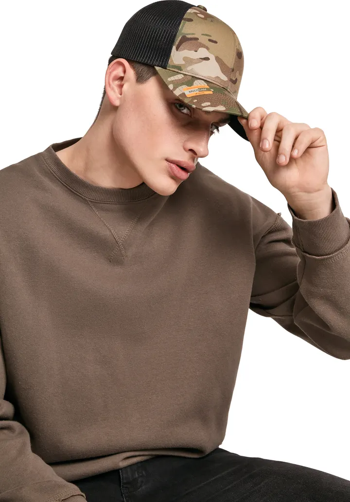Multicam Retro-Trucker-Kappe 3