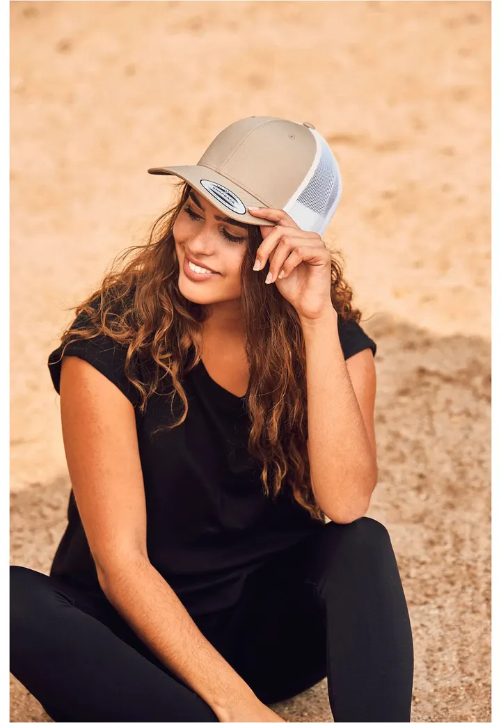 Casquette retro trucker bicolore 1