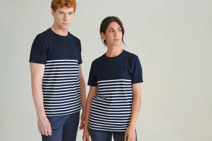 Breton t-shirt, kurzärmelig 3