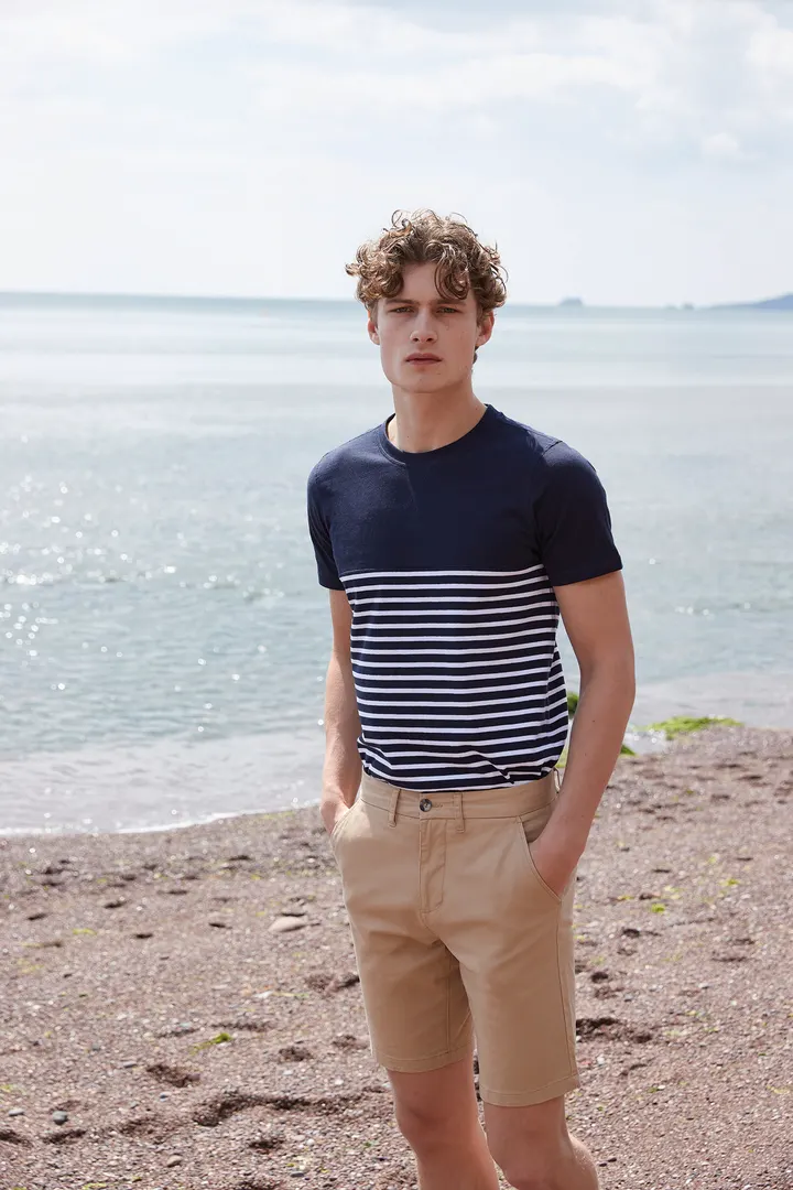 Herren Stretch Chino-Shorts 2