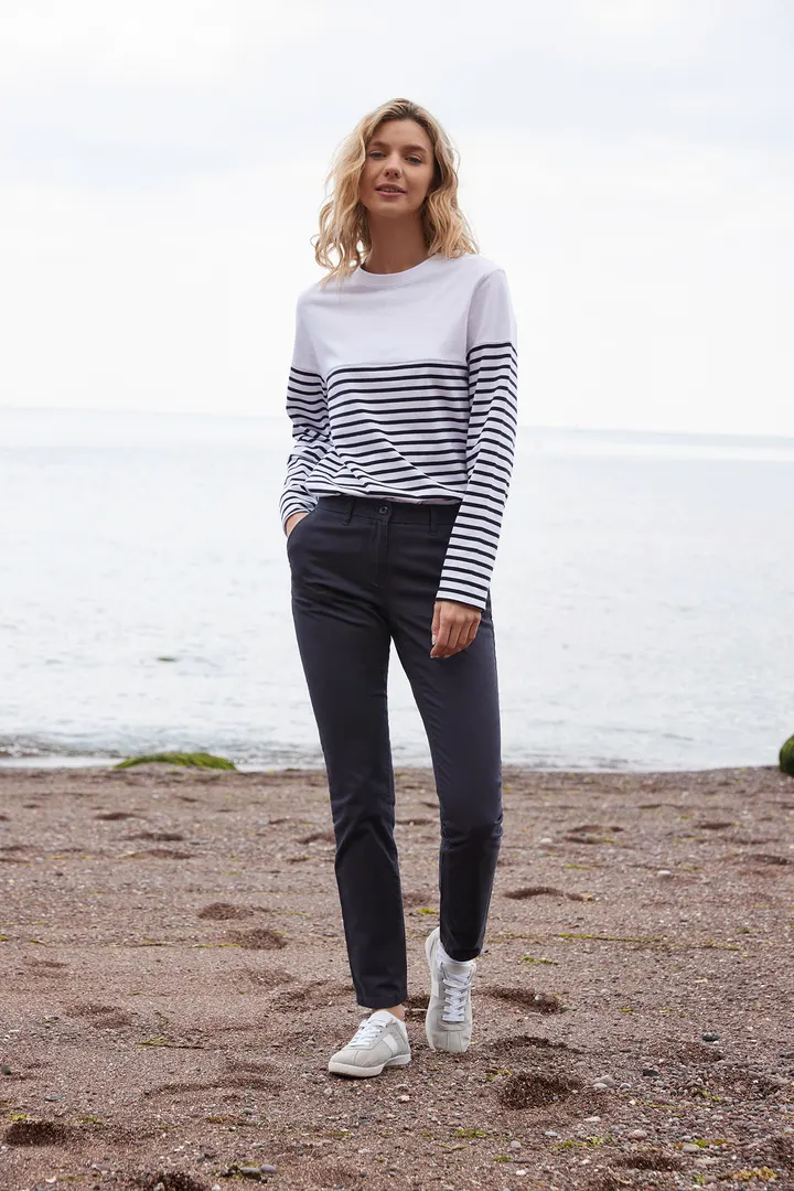 Pantalon Chino Stretch Femme 3
