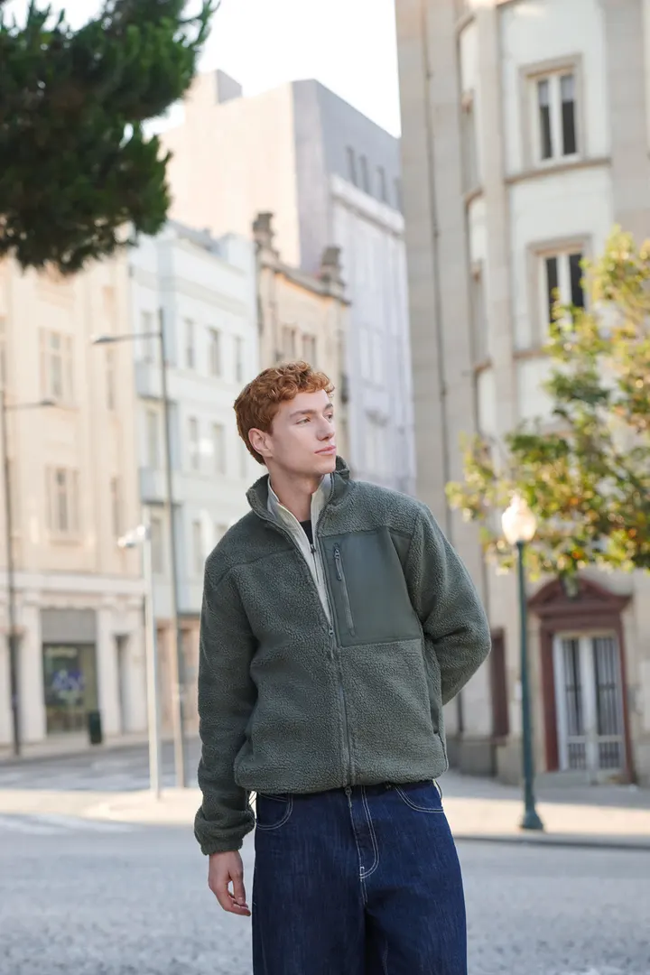 Polaire sherpa recyclée 1