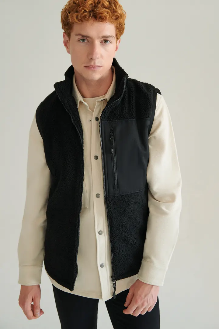 Gilet sherpa recyclé 3