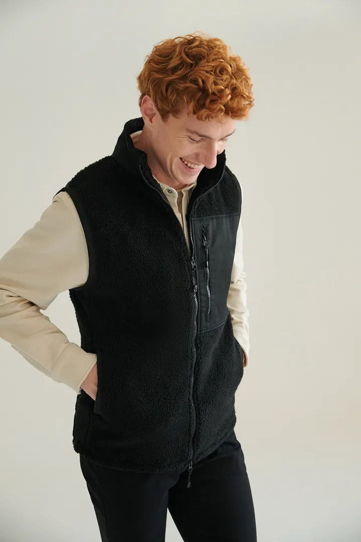 Gilet sherpa recyclé 1