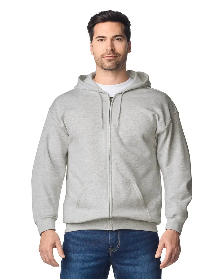Heavy Blend™classic Fit Adult Full Zip Hooded Sweatshirt 1