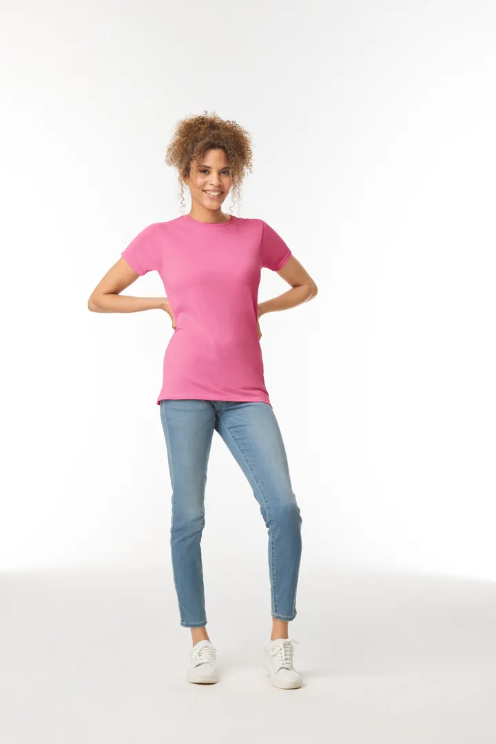 T-shirt femme col rond Softstyle 2