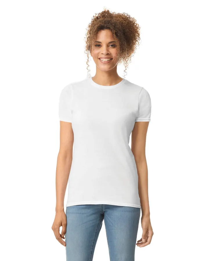 T-shirt femme col rond Softstyle 1