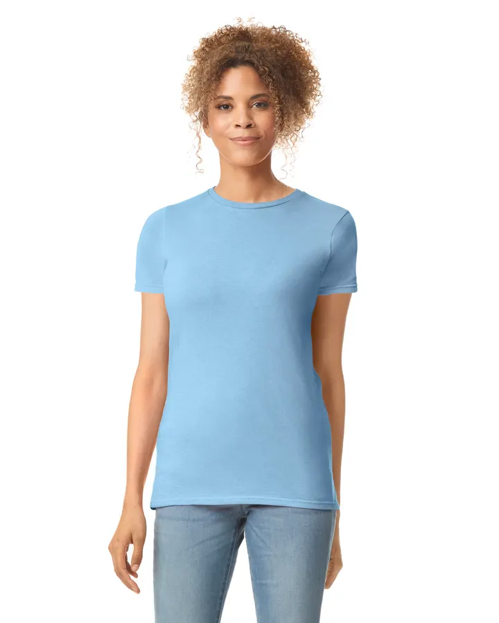 T-shirt femme col rond Softstyle 5