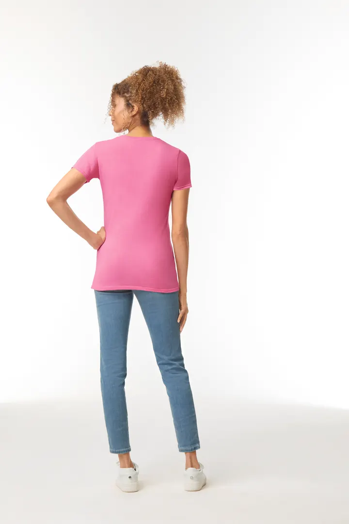 T-shirt femme col rond Softstyle 8