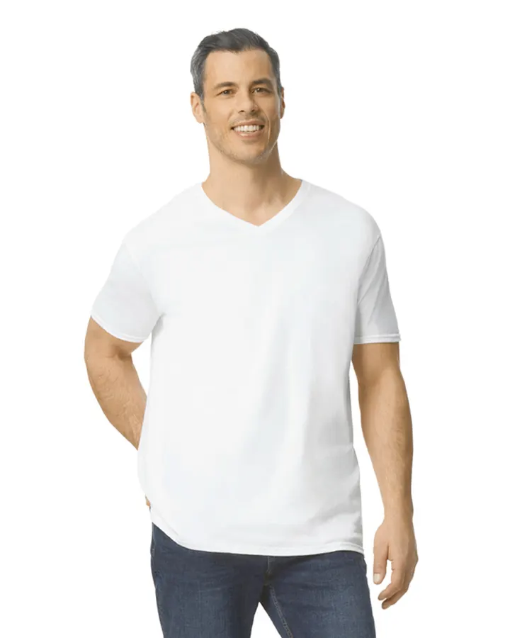 T-shirt homme col v Softstyle 13