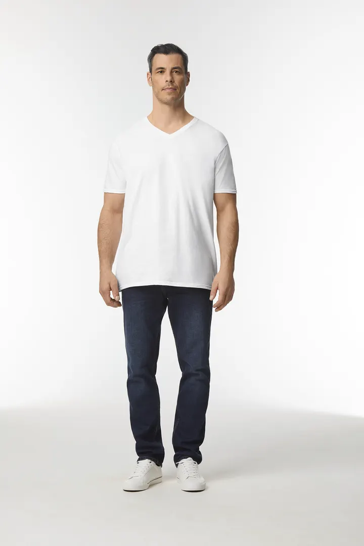 T-shirt homme col v Softstyle 2