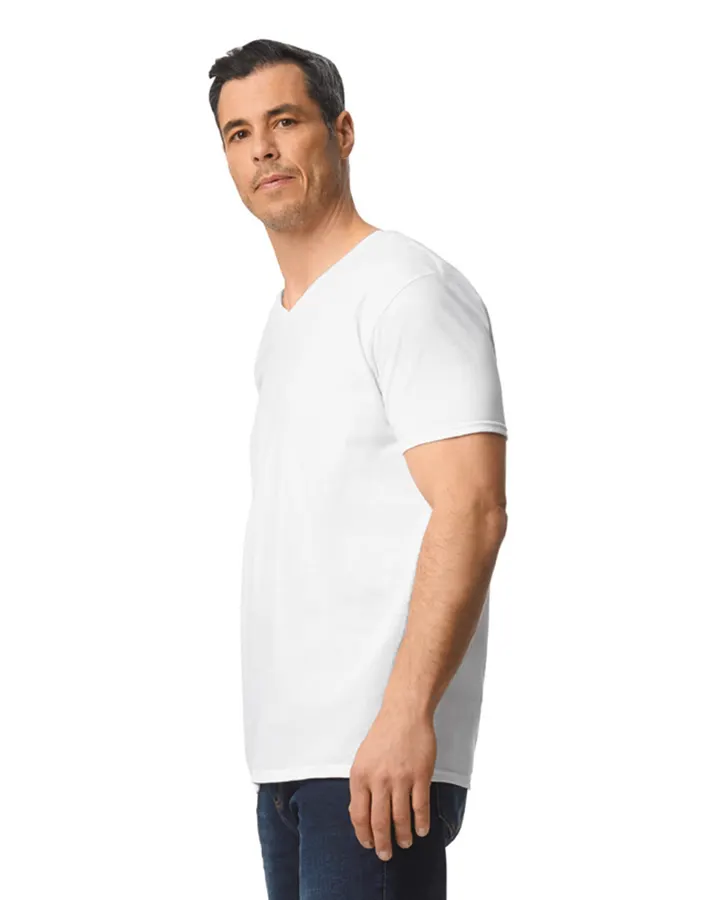 T-shirt homme col v Softstyle 8