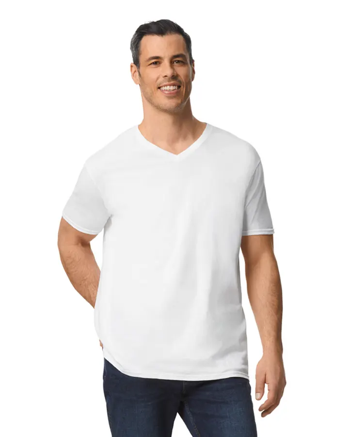 T-shirt homme col v Softstyle 9