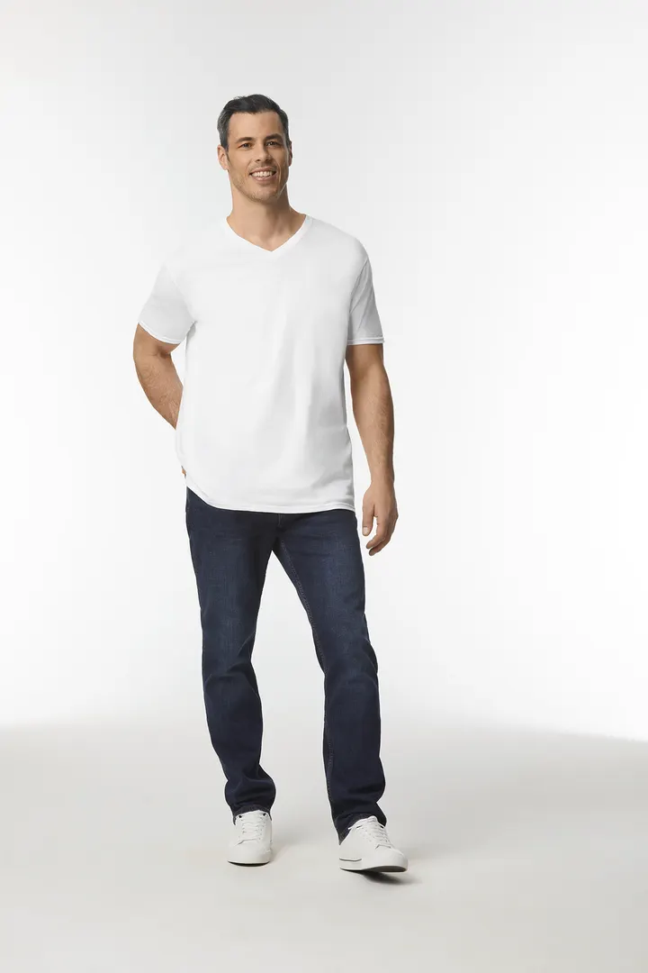 T-shirt homme col v Softstyle 15
