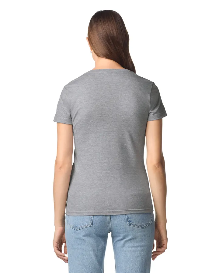 T-shirt femme col v Softstyle 12