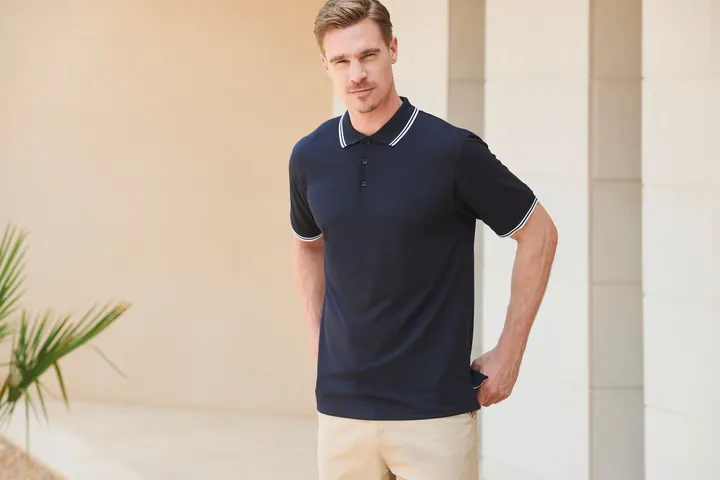 Polo Cool Plus avec liseré 1