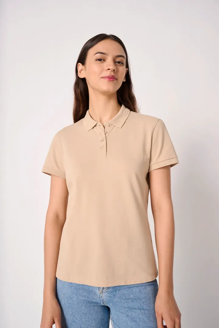 Damen Piqué-Poloshirt 4