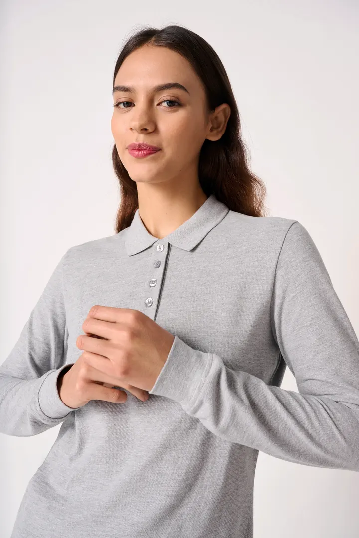 LSL Damen Piqué-Poloshirt 5