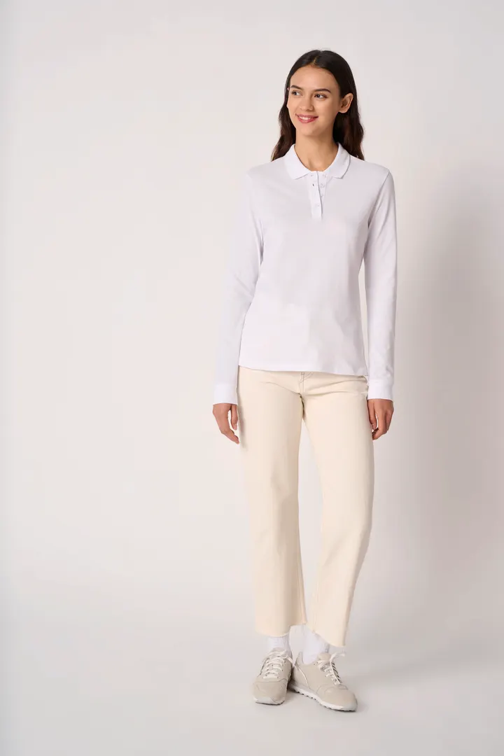 LSL Damen Piqué-Poloshirt 3