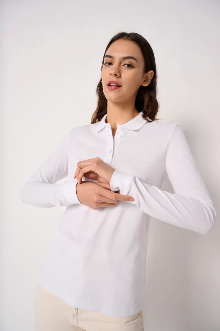 LSL Damen Piqué-Poloshirt 5