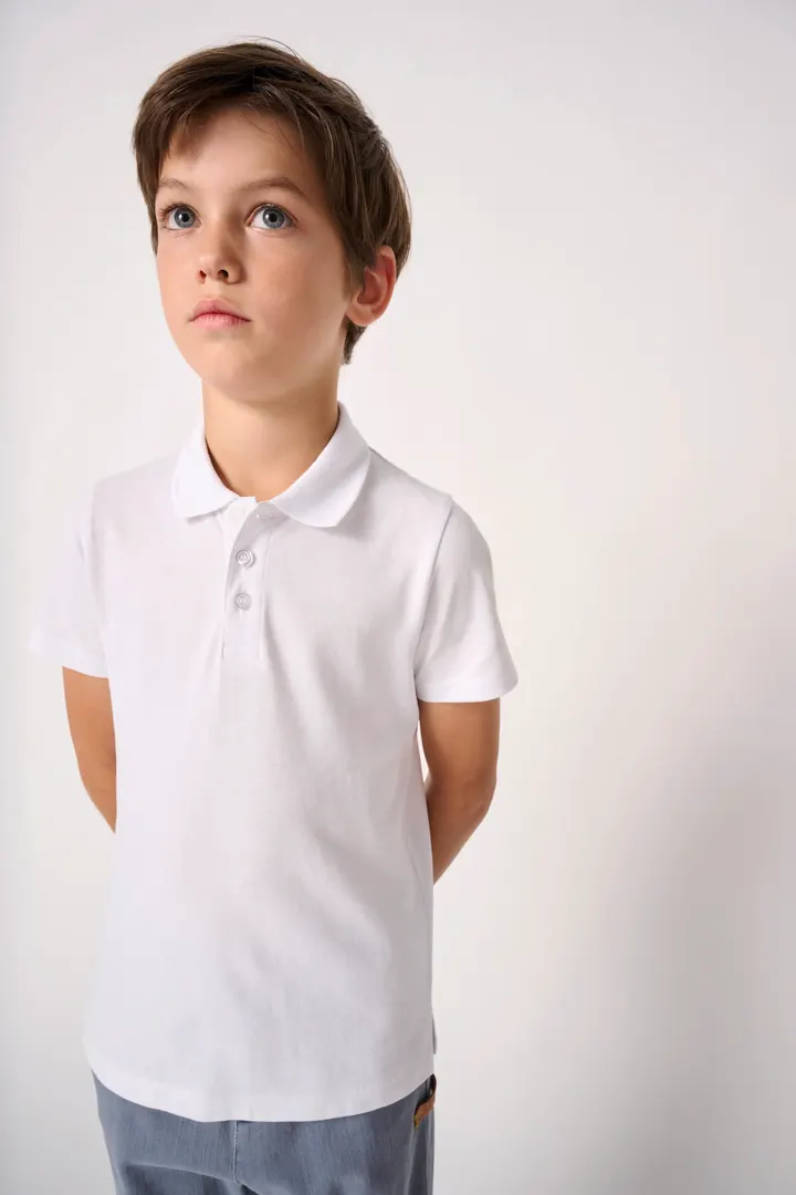 Kinder Piqué-Poloshirt 1