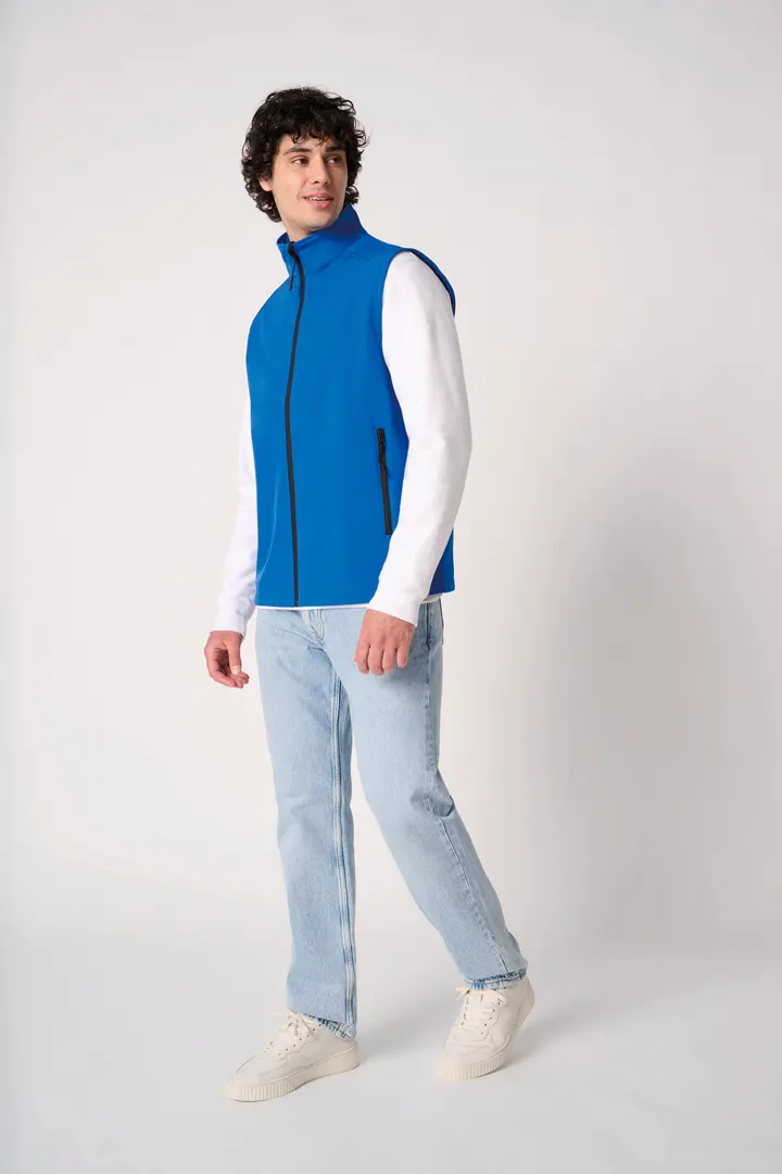 Bodywarmer softshell 2 couches unisexe 11