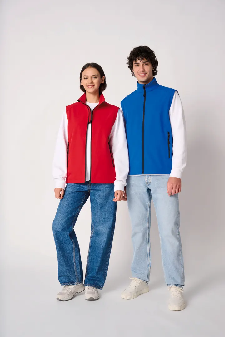 Bodywarmer softshell 2 couches unisexe 15