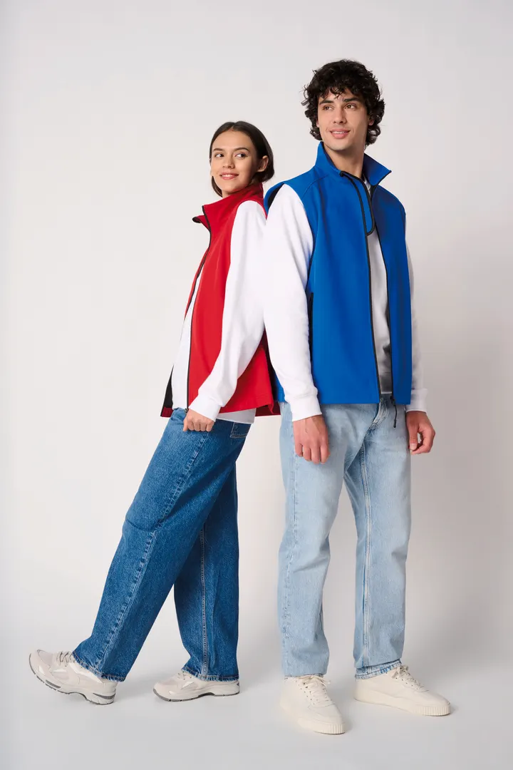 Bodywarmer softshell 2 couches unisexe 16