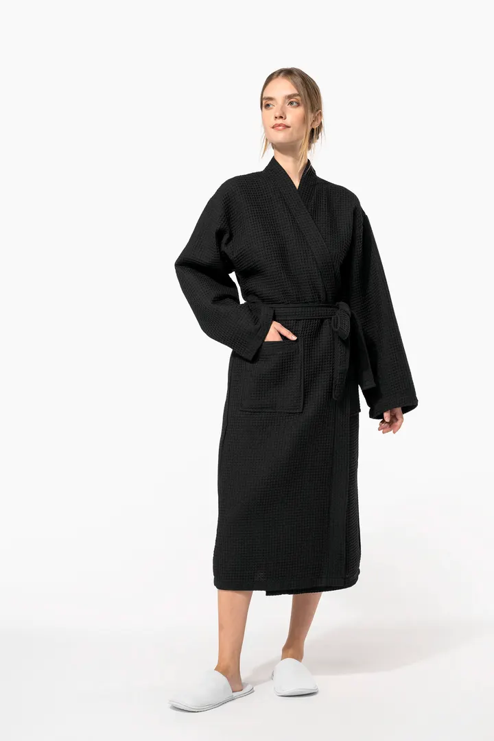 Peignoir kimono nid d'abeille 13