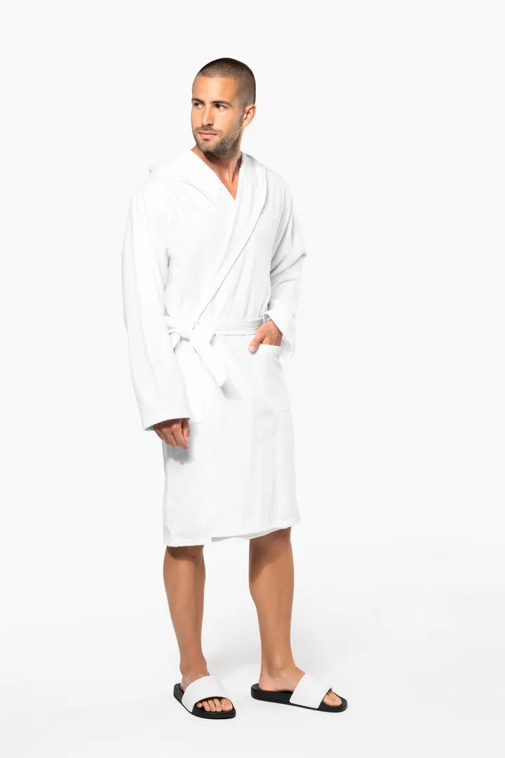 Bademantel mit Kapuze Bio 4