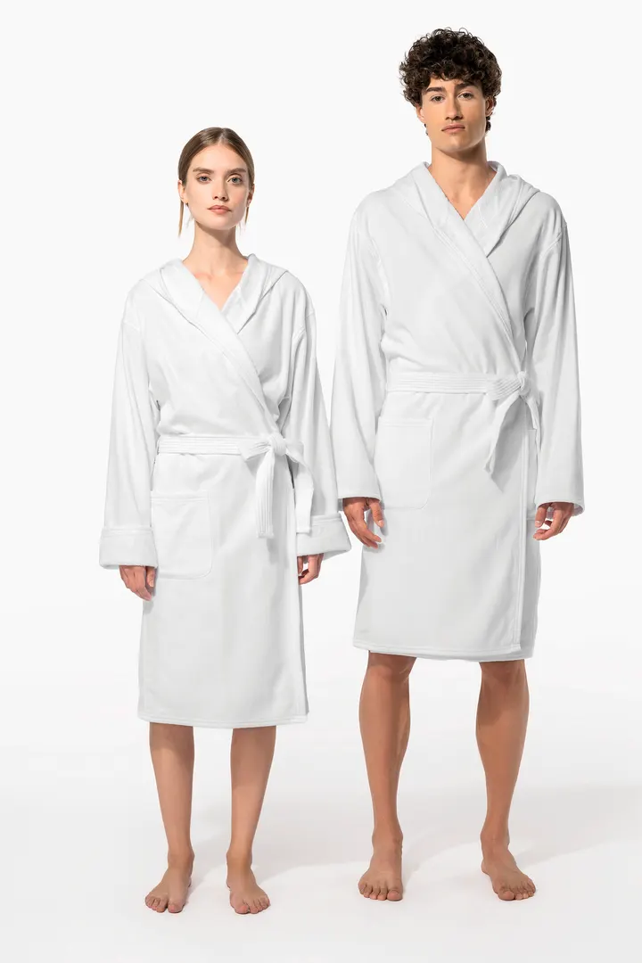 Bademantel mit Kapuze Bio 11